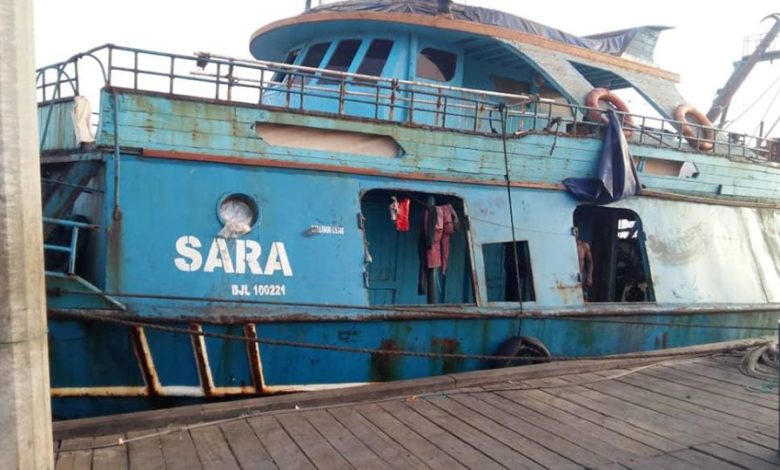 Photo of Vessel Arrested for Illegally Fishing in  Gambian Waters